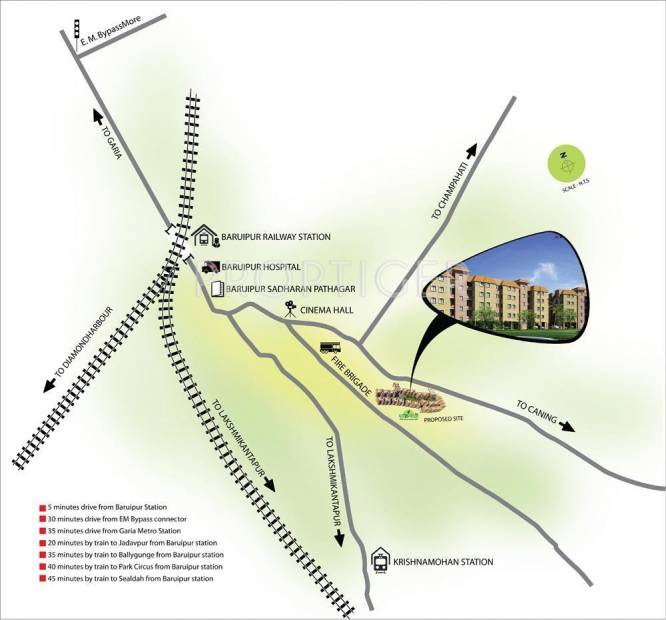  dakhinatya Images for Location Plan of Shrachi Dakhinatya