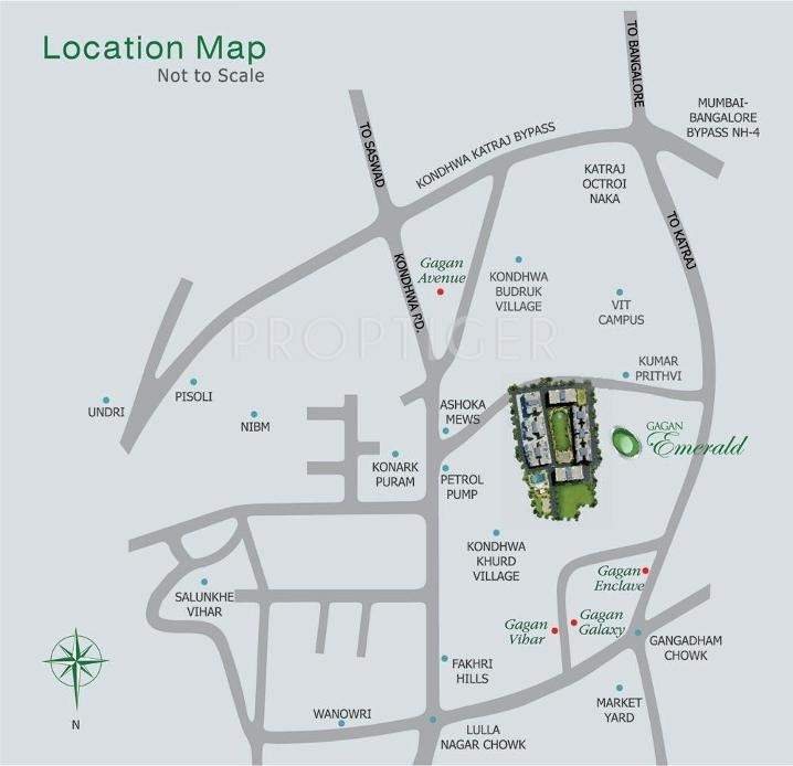  emerald Images for Location Plan of Gagan Emerald