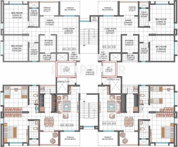 Images for Cluster Plan of Atria Dhanashree Aangan