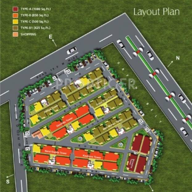  paras-pride Layout Plan