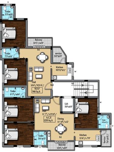 Images for Cluster Plan of Nu Saravana Ayyappa