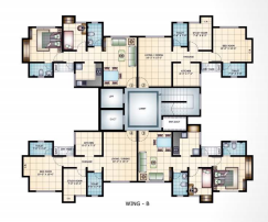  mahavir exotica Wing A Cluster Plan