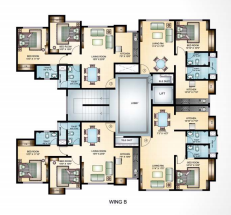  mahavir exotica Wing A Cluster Plan