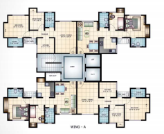 mahavir exotica Wing A Cluster Plan