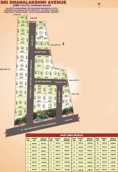 Images for Layout Plan of SK Sri Dhanalakshmi Avenue