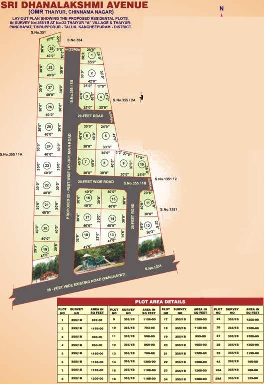 Images for Layout Plan of SK Sri Dhanalakshmi Avenue