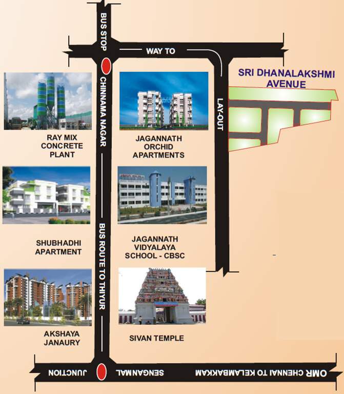 Images for Location Plan of SK Sri Dhanalakshmi Avenue
