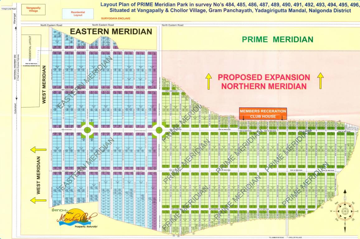 Images for Layout Plan of Srinidhi Meridian Park