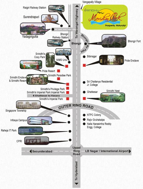 Images for Location Plan of Srinidhi Meridian Park