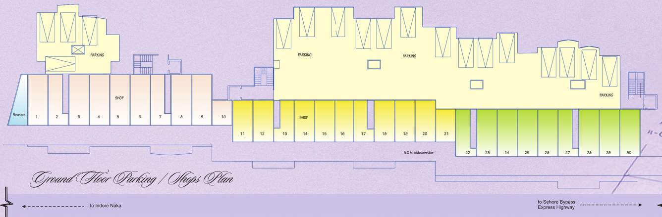 Images for Cluster Plan of Paras Lifestyles Gulab Vatika Apartment