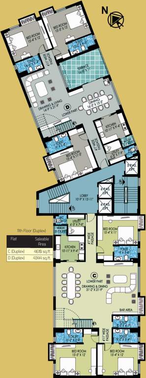  presidential Images for Cluster Plan of PS Presidential