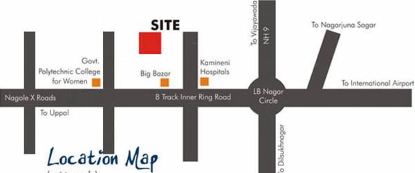 Images for Location Plan of Manisha Construction Blue Ridge Residency