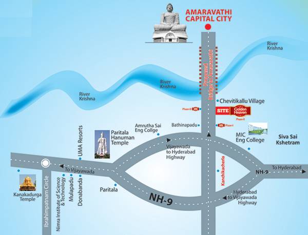 Images for Location Plan of Chaitanya Golden Heaven Phase II