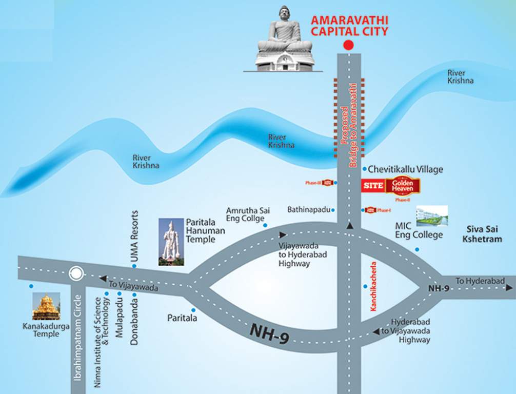 Images for Location Plan of Chaitanya Golden Heaven Phase II