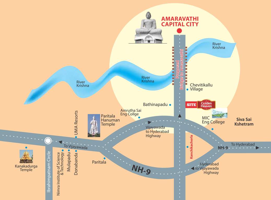 Images for Location Plan of Chaitanya Kiran Housing Pvt Ltd Golden Heaven