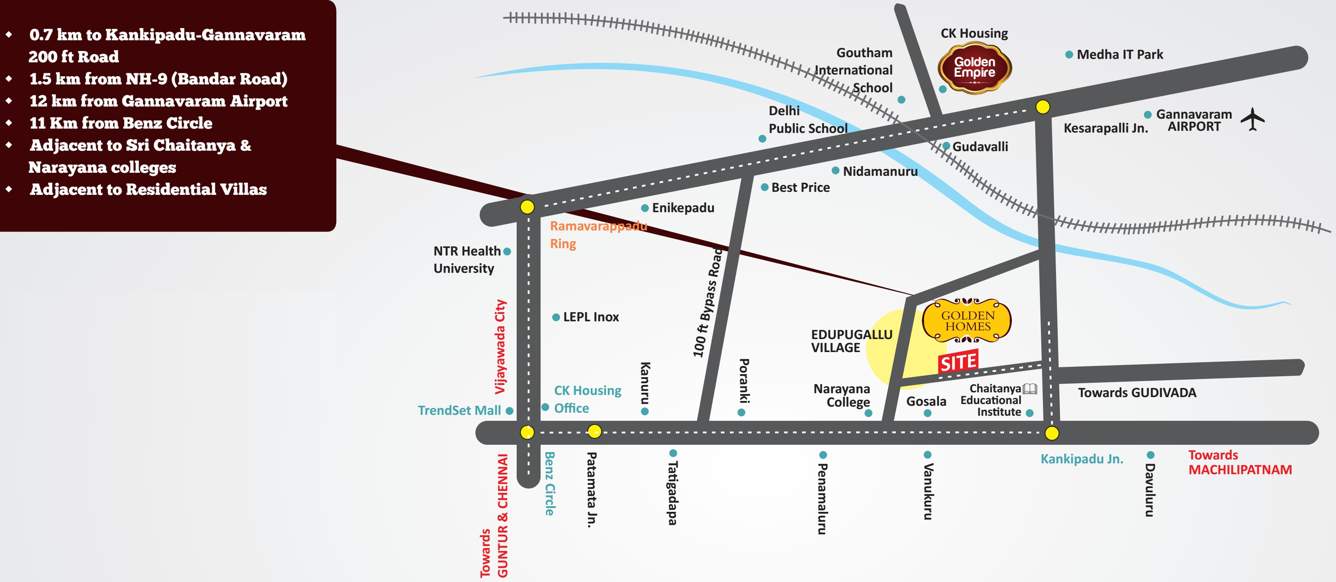 Images for Location Plan of Chaitanya Golden Homes