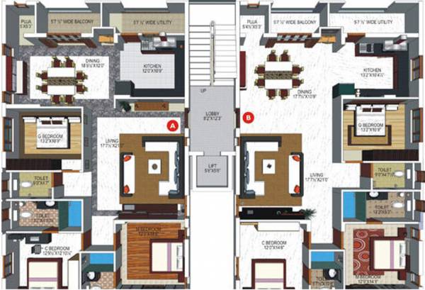 Images for Cluster Plan of Manisha Construction Yashodan Residency