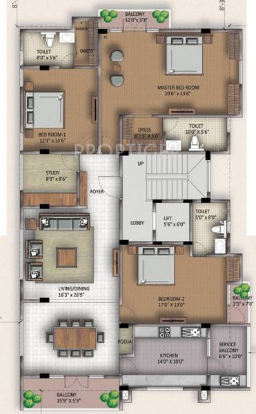 Images for Cluster Plan of Sumanth Sreshta Rajam