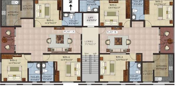 Images for Cluster Plan of Sumanth Sreshta Swaminathan Nagar
