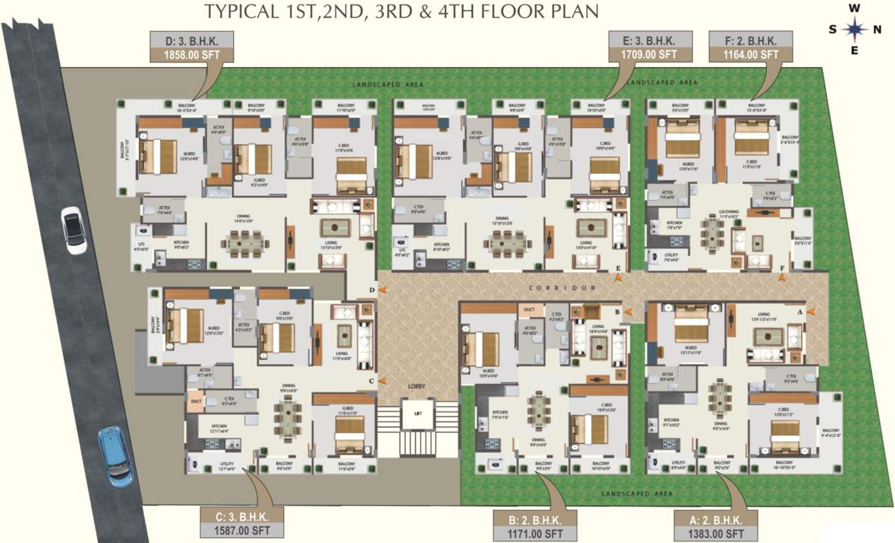Images for Cluster Plan of Metrocorp Lotus Heights