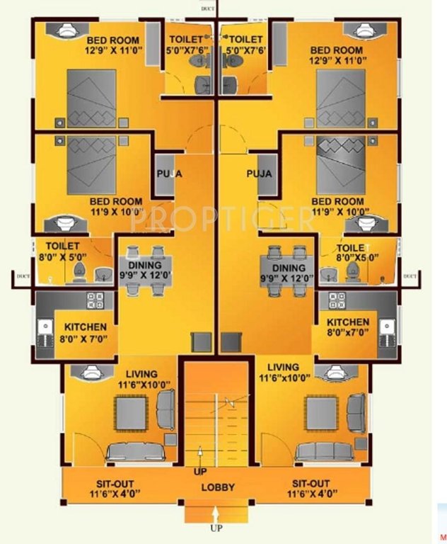 Images for Cluster Plan of Sumanth Sreshta Retreat