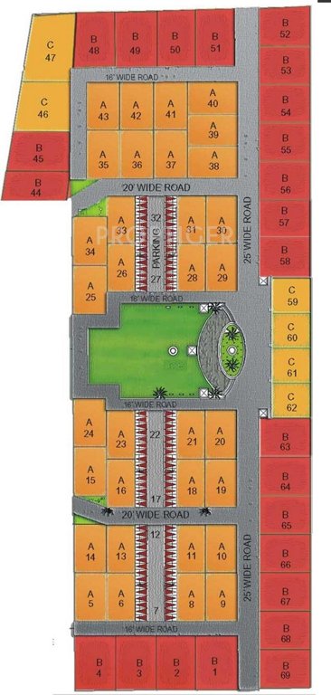 Images for Layout Plan of Sumanth Sreshta Retreat