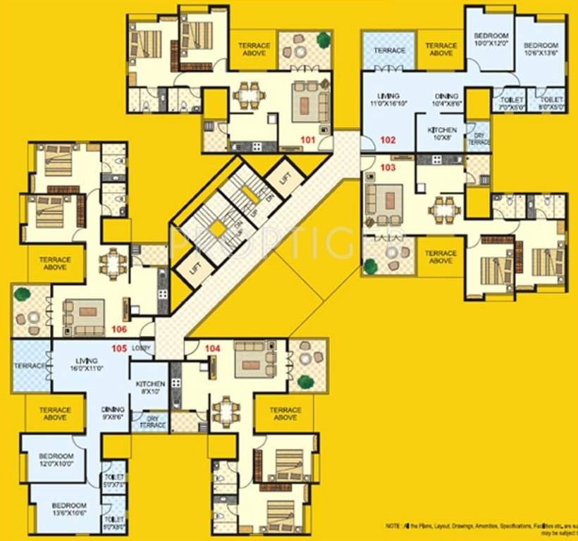  parkview Images for Cluster Plan of Gulmohar Parkview