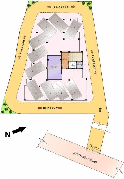 Sumanth Sreshta Pranavam Site Plan