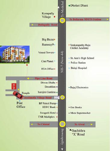  enclave Images for Location Plan of Sri Enclave