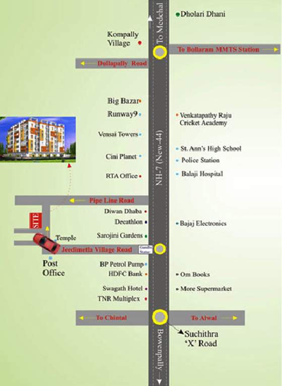  enclave Images for Location Plan of Sri Enclave
