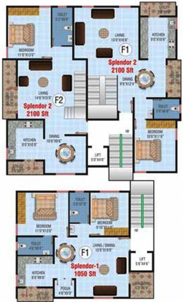 Images for Cluster Plan of Sagar Splendor Images for Cluster Plan of Sagar Splendor