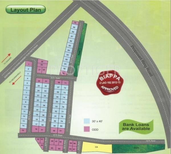 Sv Ventures Royal Claire Layout Plan