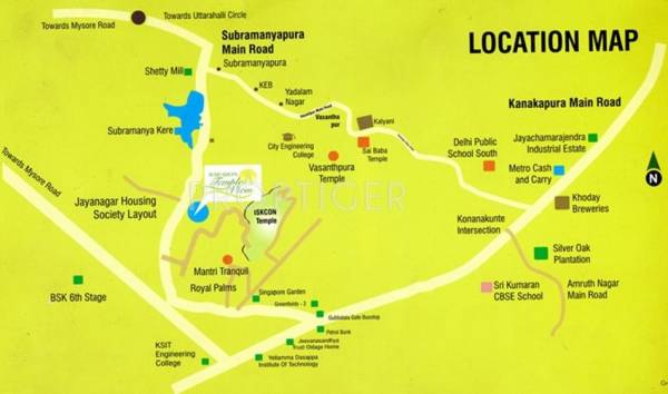 Images for Location Plan of Sumo Properties Krupa Temple