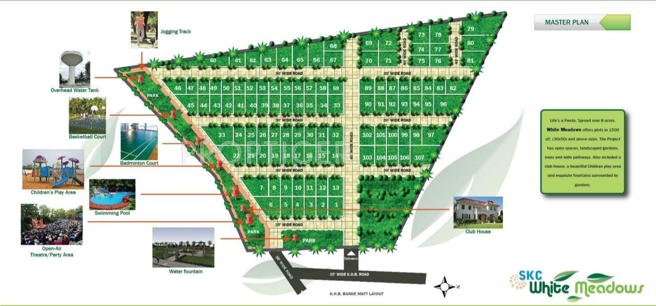 Images for Layout Plan of Sri Krishna Constructions India White Meadows