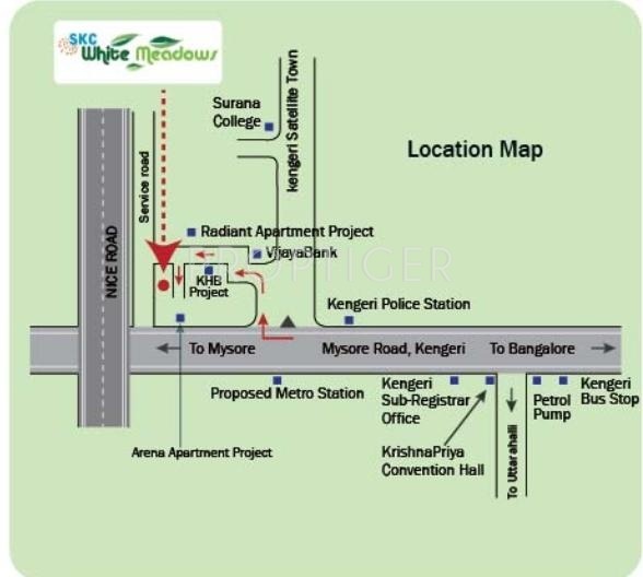 Images for Location Plan of Sri Krishna Constructions India White Meadows