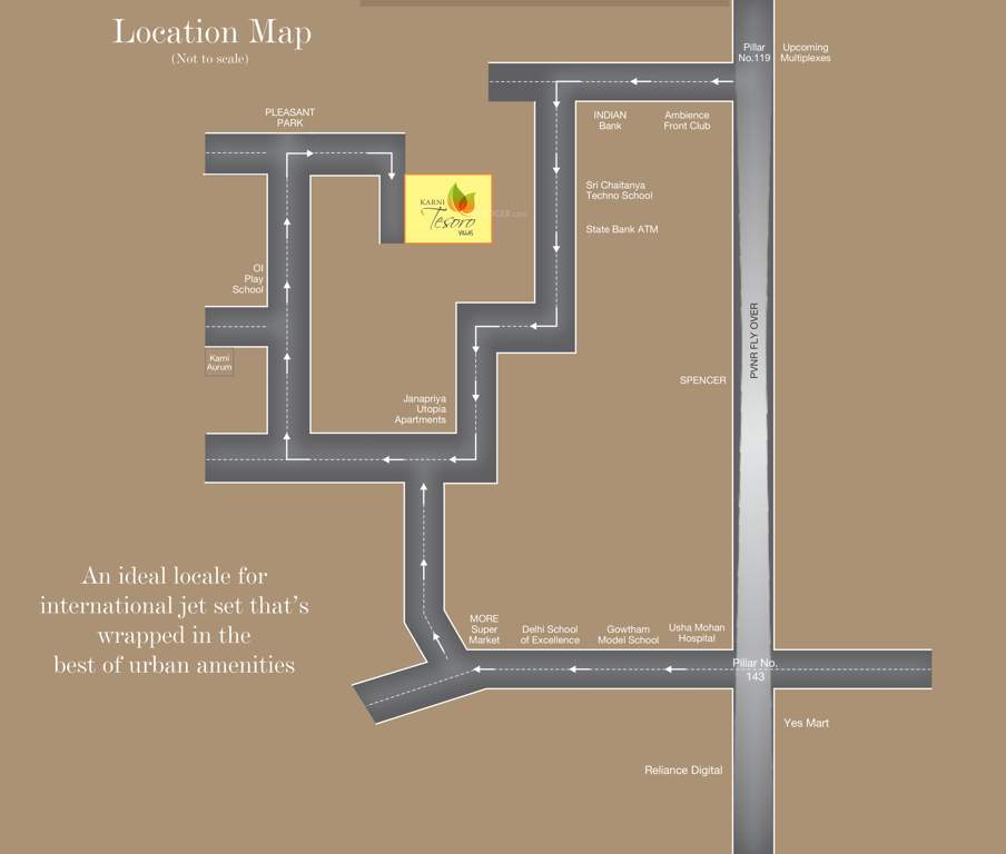 tesoro villas Images for Location Plan of Karni Tesoro Villas