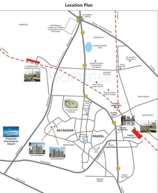 Images for Location Plan of Happy Home Group Mumbai Ekta Apartments