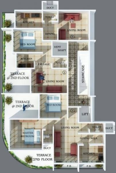 Images for Cluster Plan of Happy Home Group Mumbai Nehaj Apartments Images for Cluster Plan of Happy Home Group Mumbai Nehaj Apartments