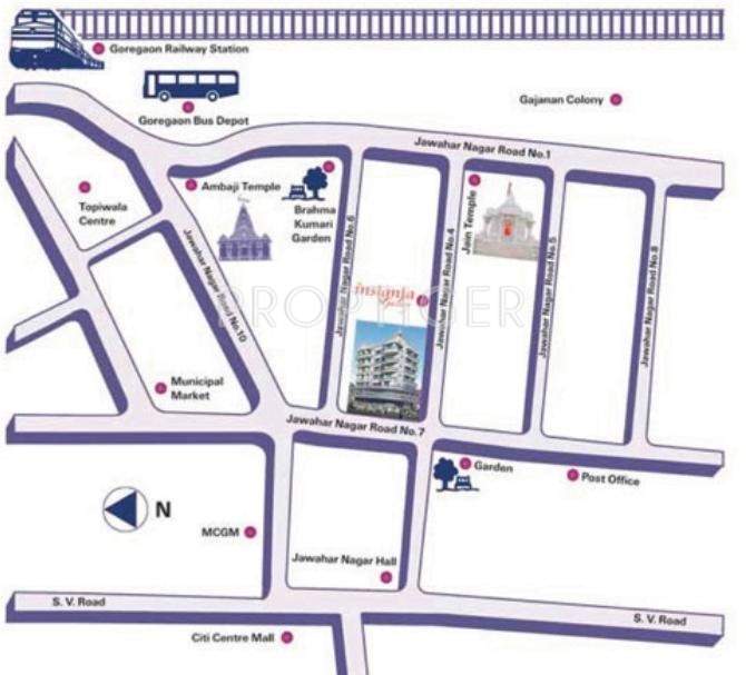 Images for Location Plan of Happy Home Group Mumbai Nehaj Apartments