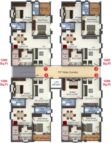 Images for Cluster Plan of Sai Shraddha Sai Park View