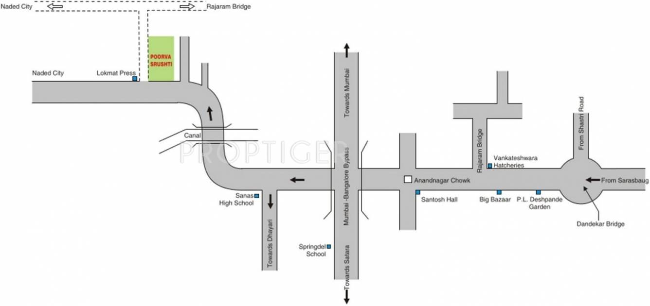 Images for Location Plan of Tejas Poorva Shrushti