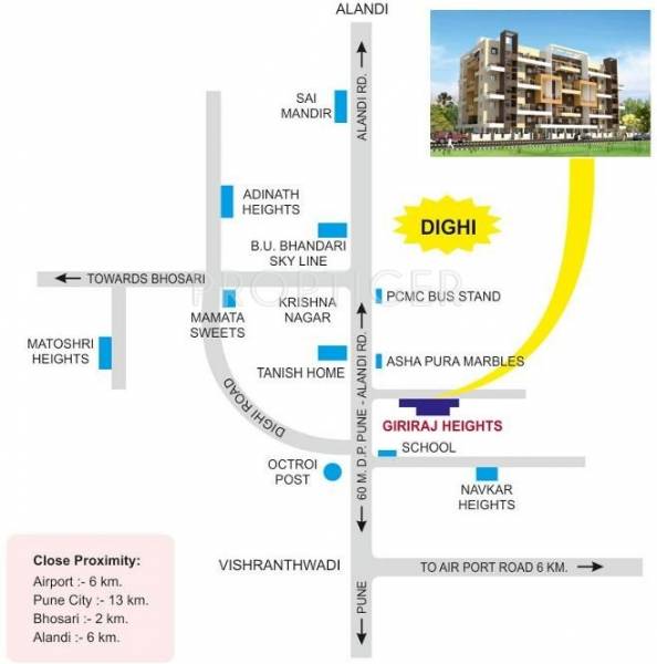 Images for Location Plan of Arihant Giriraj Heights Images for Location Plan of Arihant Giriraj Heights