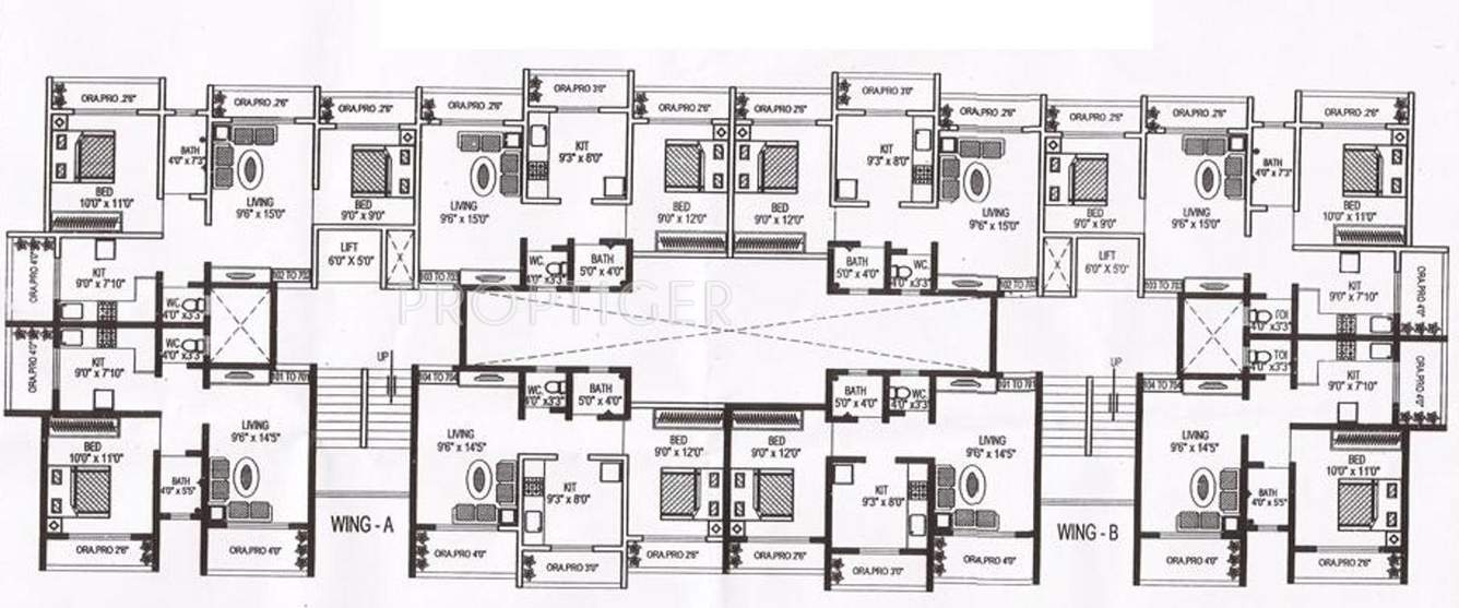 Images for Cluster Plan of Sai Om Sai Towers
