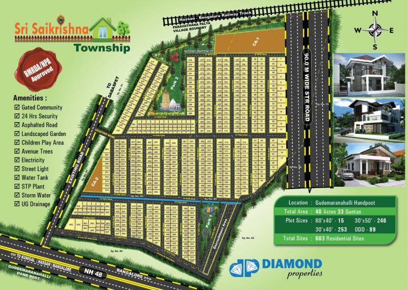 Images for Layout Plan of Diamond Sri Saikrishna Township