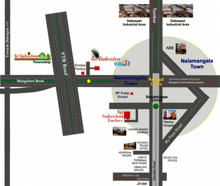 Images for Location Plan of Diamond Sri Saikrishna Township