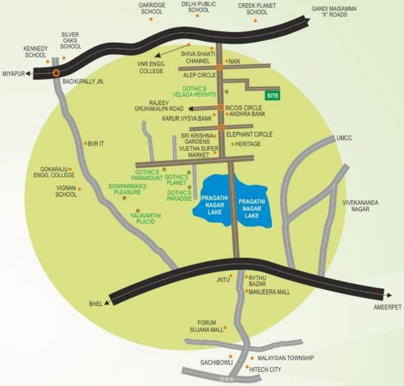  parnakuteer Images for Location Plan of Gothic Parnakuteer