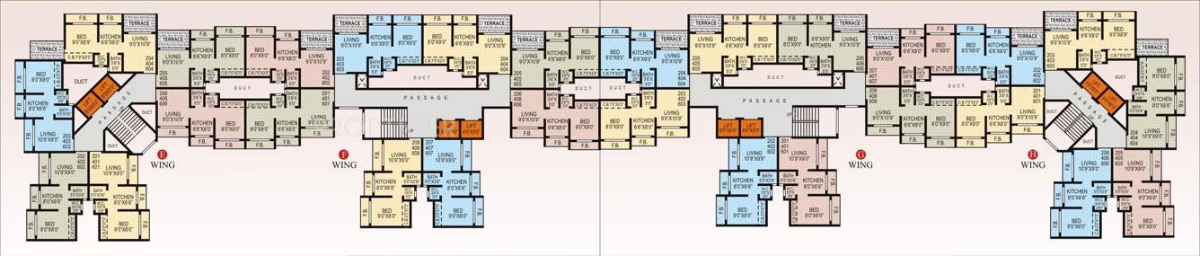 Images for Cluster Plan of Sai Sunrise Apartment