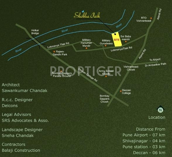 Lotus Properties Shobha Park Location Plan
