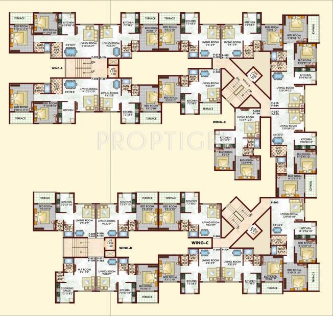 Images for Cluster Plan of Chintapoorni Shree Siddhivinayak Residency