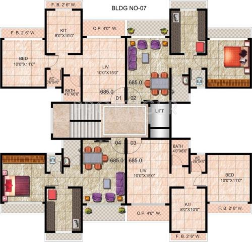Images for Cluster Plan of Wadhwa Daisy Gardens Images for Cluster Plan of Wadhwa Daisy Gardens